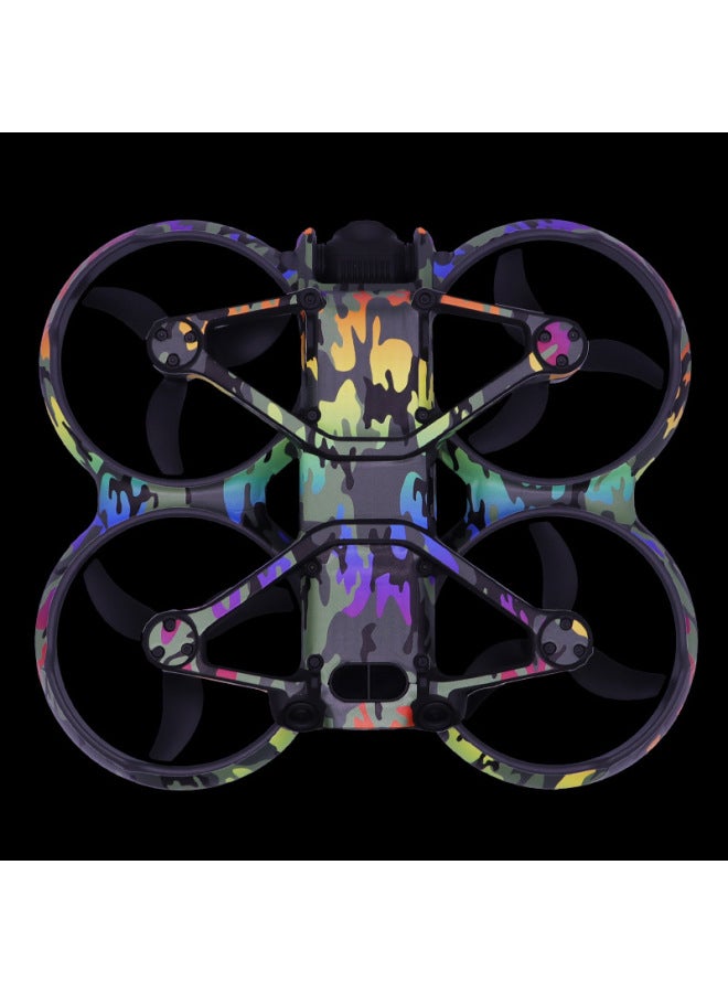 StartFly Suitable For DJI Avata 2 Sticker Suit Goggles 3 Glasses Sticker Film No Glue Accessories-Color:A2-08 Minions-Specifications:Avata 2 Body + Handle + Glasses G3 Complete Set - Image 4