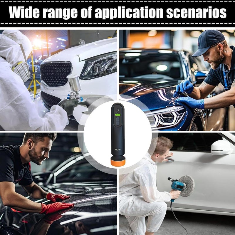 Waxer Machine – Portable Rechargeable Polishing Buffer, Adjustable Speed Cordless Polisher | Perfect for Boat Scratch Waxing Paint Protection Detailing Polishing - Image 3