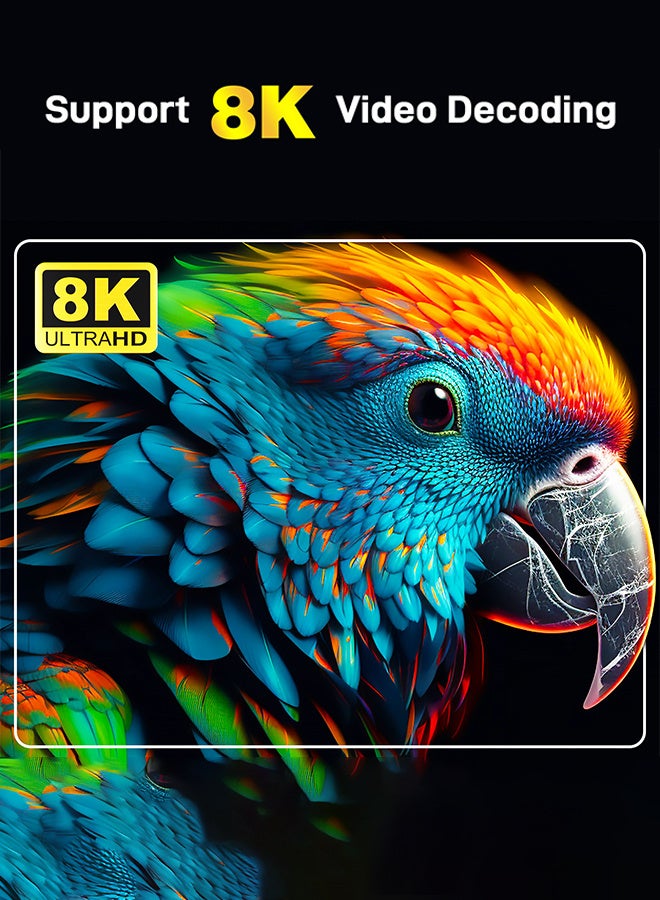 TV98 Video Game Console(64GB) TV Box(2GB+16GB), Built-in 20000+ Games, Retro handheld Game Console, 8K High Definition HDMI Output for TV with Dual 2.4G Wireless Controllers For Kids Gift - Image 3