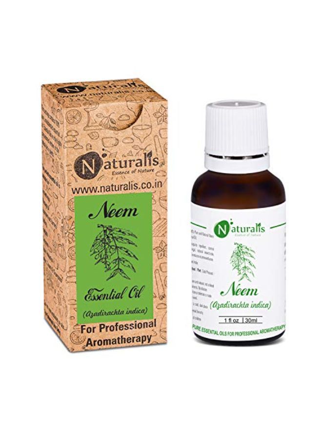 Naturalis زيت النيم الطبيعي النقي غير المخفف بنسبة 100% من Essence Of Nature لنمو الشعر والعناية بالبشرة - 30 مل - Image 1