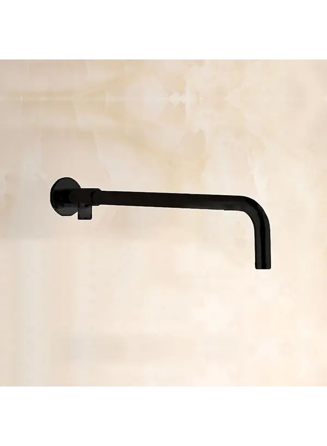 Black 48cm Stainless Steel Wall Mount Shower Arm Flange Extension For Rainfall Shower Head Universal System Component - Image 1
