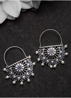 VOYLLA Rangabati Faux Pearls Adorned Earrings  - Image 1
