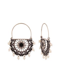 VOYLLA Rangabati Faux Pearls Adorned Earrings  - Image 3