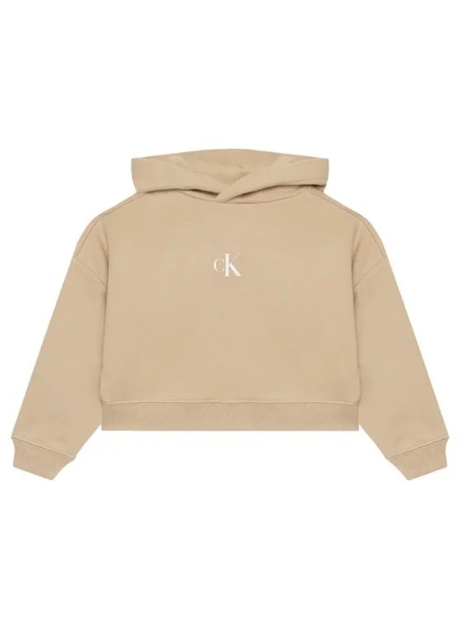 كالفن كلاين جينز Kids Logo Boxy Fit Hoodie