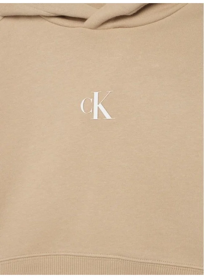 Calvin Klein Jeans Kids Logo Boxy Fit Hoodie