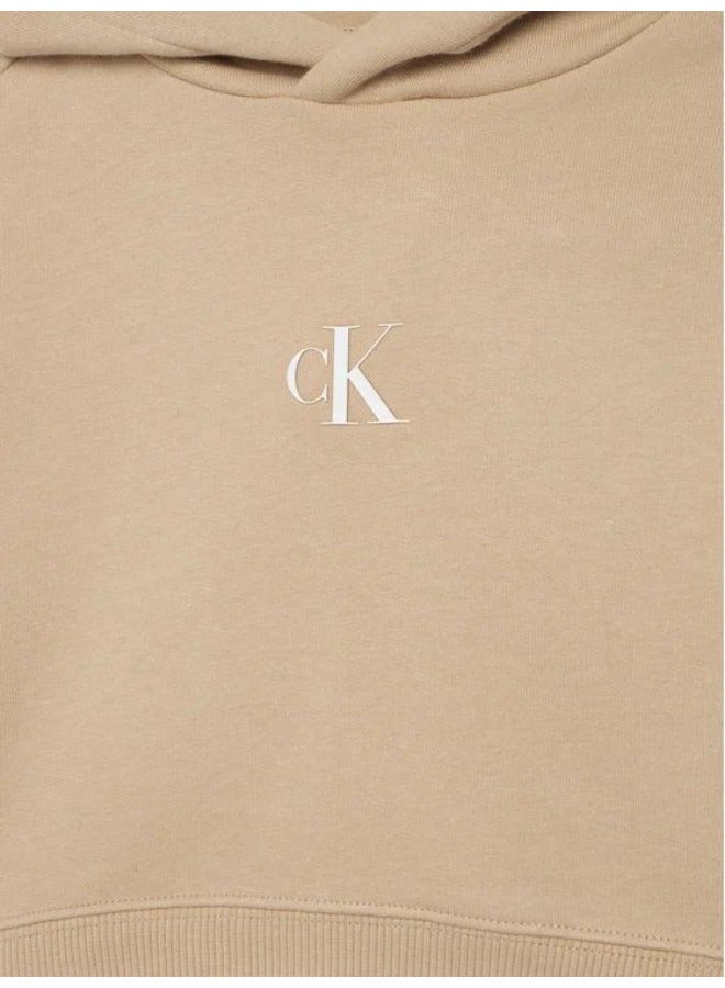 كالفن كلاين جينز هودي أطفال بقصة بوكسي وشعار - Image 3