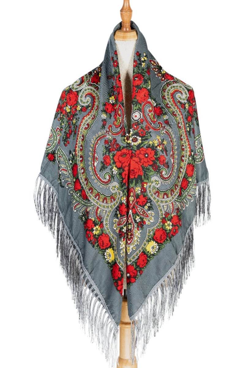 دىدانيالا شال نسائي قطن بشراريب من إيرينوشكا - Image 1