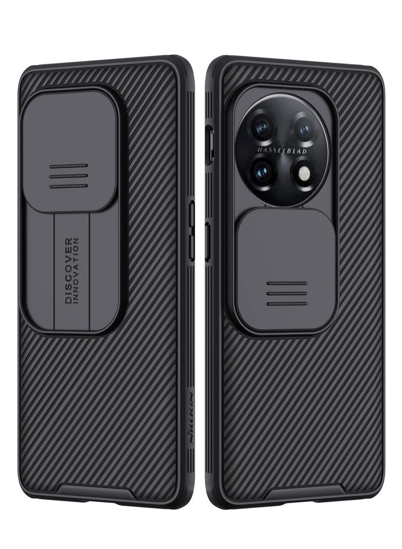 Nillkin Protective Case Compatible with OnePlus 11 5G with Lens Sliding Cover 6.7-inch Slim Fit Shockproof Phone Back Cover - Image 1