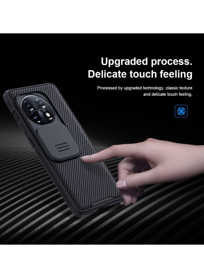 Nillkin Protective Case Compatible with OnePlus 11 5G with Lens Sliding Cover 6.7-inch Slim Fit Shockproof Phone Back Cover - Image 3