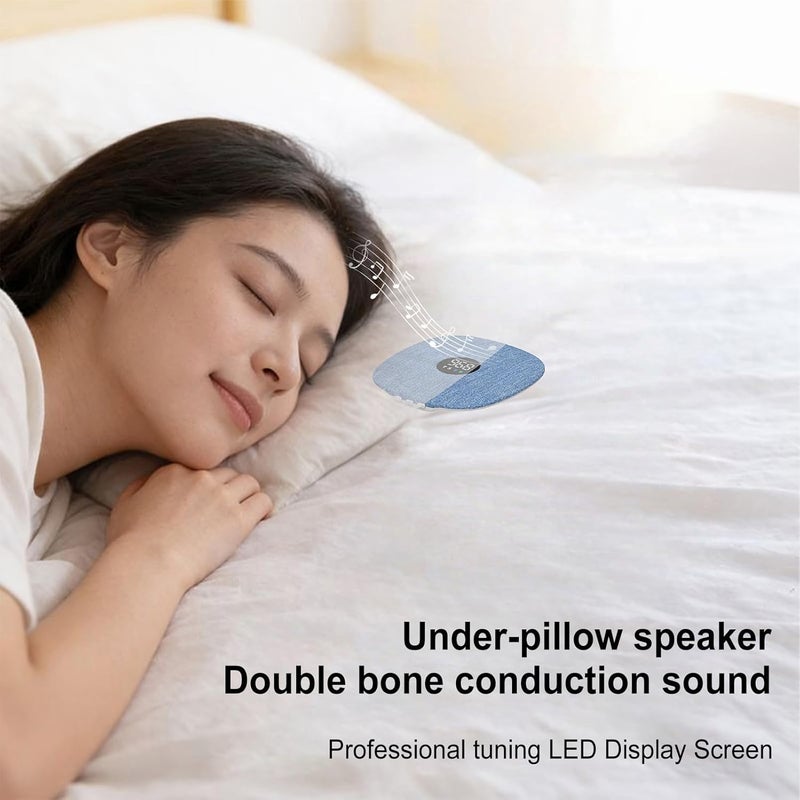 Under-Pillow Sound Bar - Wireless Pillow Speaker for Private Listening | Mini Thin Music Player with Auto-Off Timer & 5.3 for Dorm, Hotel, Home, and Teens - Image 5