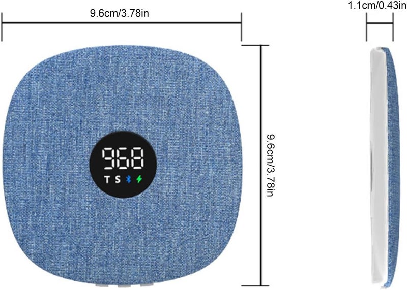 Under-Pillow Sound Bar - Wireless Pillow Speaker for Private Listening | Mini Thin Music Player with Auto-Off Timer & 5.3 for Dorm, Hotel, Home, and Teens - Image 2