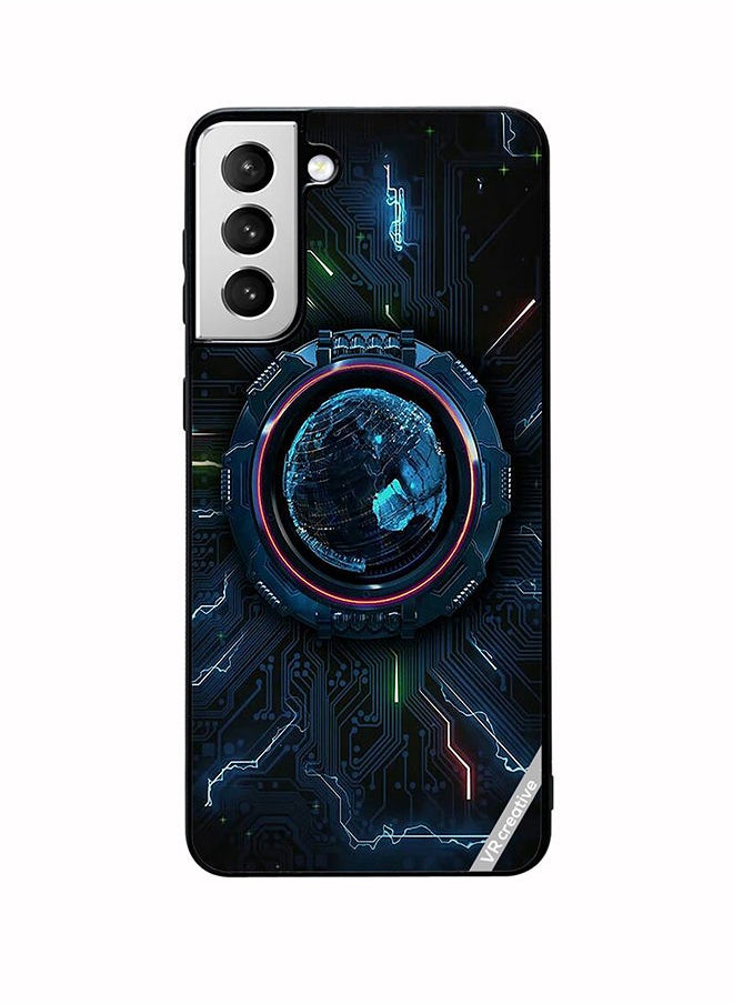 VR CREATIVE - Protective Case Cover For Samsung Galaxy S22 5G Rainmeter Design Design Multicolour - Image 1