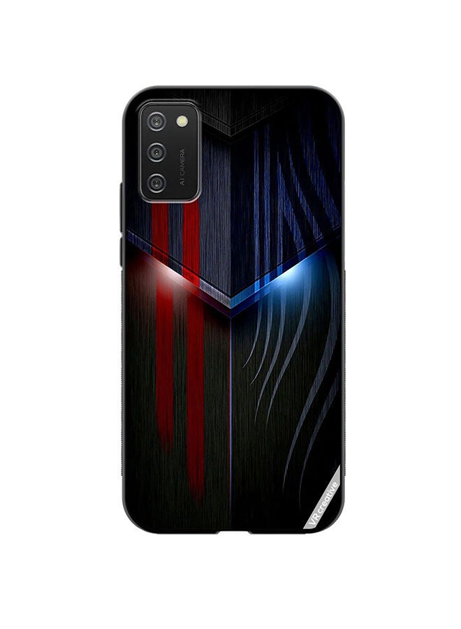 VR CREATIVE Protective Case Cover For Samsung Galaxy A02s Abstract Design Multicolour - Image 1