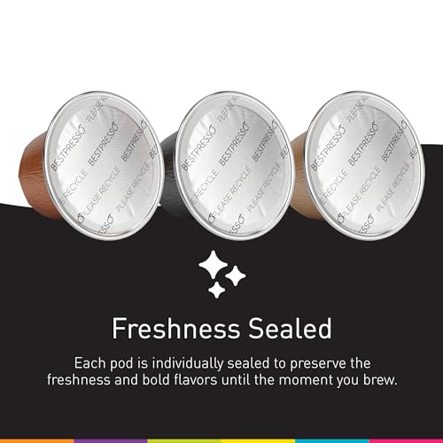 Bestpresso Coffee for Nespresso Original Machine 120 pods Certified Genuine Espresso Arabica Blend Light Intensity Pods Compatible with Nespresso Original - Image 5