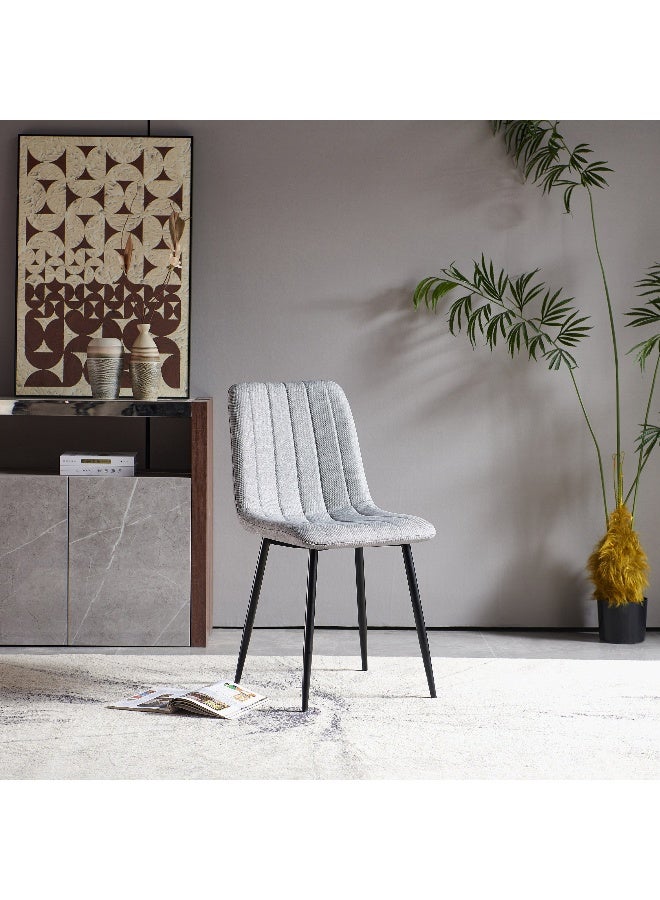 Home Box Roma Dining Chair in Grey - Image 1