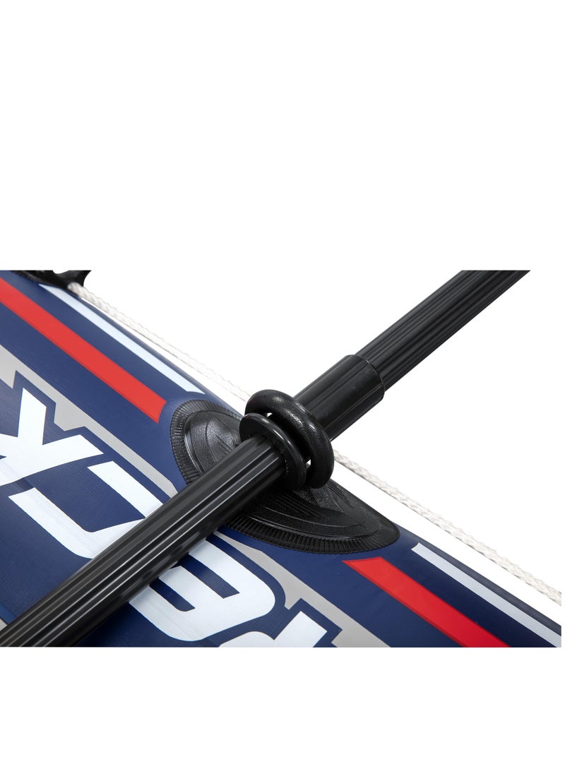 Bestway - Candor Inflatable Swimming Boat with Oars and Comfortable Seats - Practical and Safe Design for Lakes and Rivers 26-61083 - Image 1