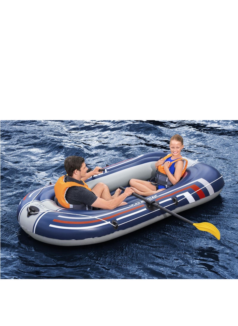 Bestway Candor Inflatable Swimming Boat with Oars and Comfortable Seats - Practical and Safe Design for Lakes and Rivers 26-61083  - Image 3