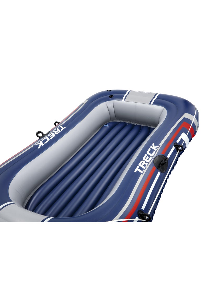 Bestway - Candor Inflatable Swimming Boat with Oars and Comfortable Seats - Practical and Safe Design for Lakes and Rivers 26-61083 - Image 1