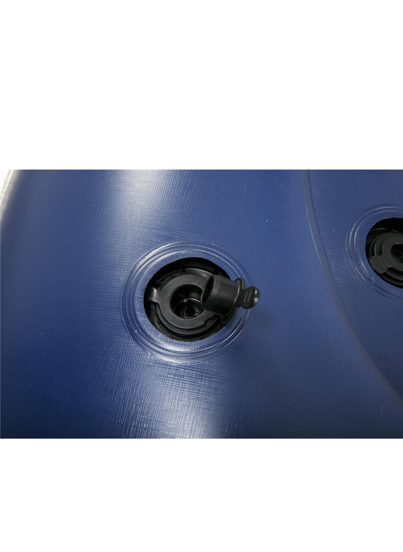 Bestway Candor Inflatable Swimming Boat with Oars and Comfortable Seats - Practical and Safe Design for Lakes and Rivers 26-61083  - Image 4