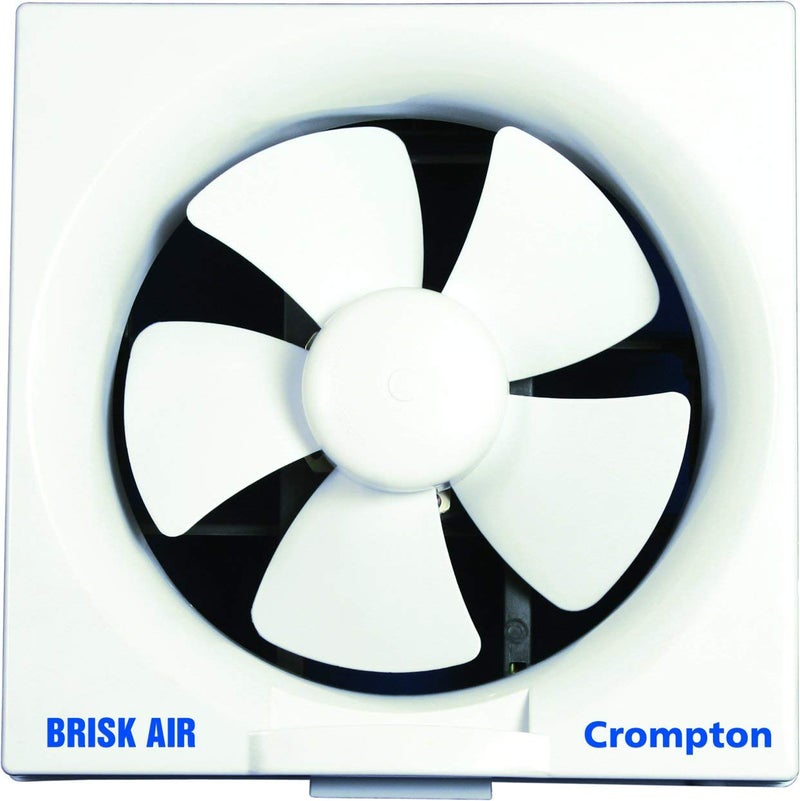 Crompton Brisk Air 200 mm (8 inch) Exhaust Fan for Kitchen, Bathroom and Office (White) - Image 5