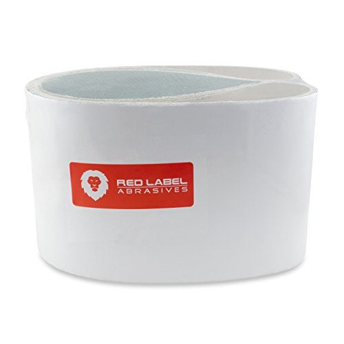Red Label Abrasives 6 X 48 Inch Metal Grinding Zirconia Sanding Belts 40, 60, 80, 120 Grits, 4 Pack Assortment - Image 2
