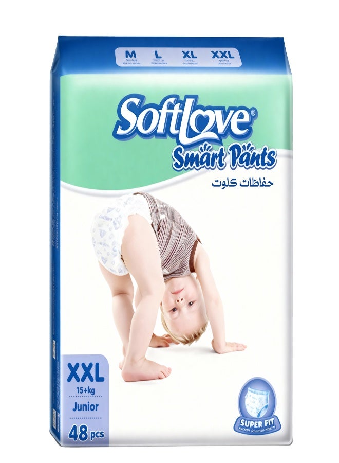 سوفت لاف حفاظات كلوت مقاس XXL عدد 48 حبة - Image 2