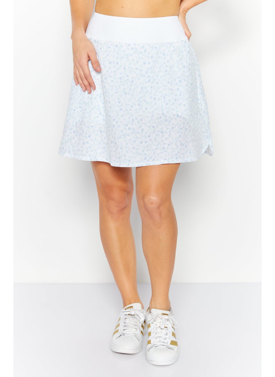 PUMA Women Sportswear Fit Pull On Training Skirt, White  - Image 1
