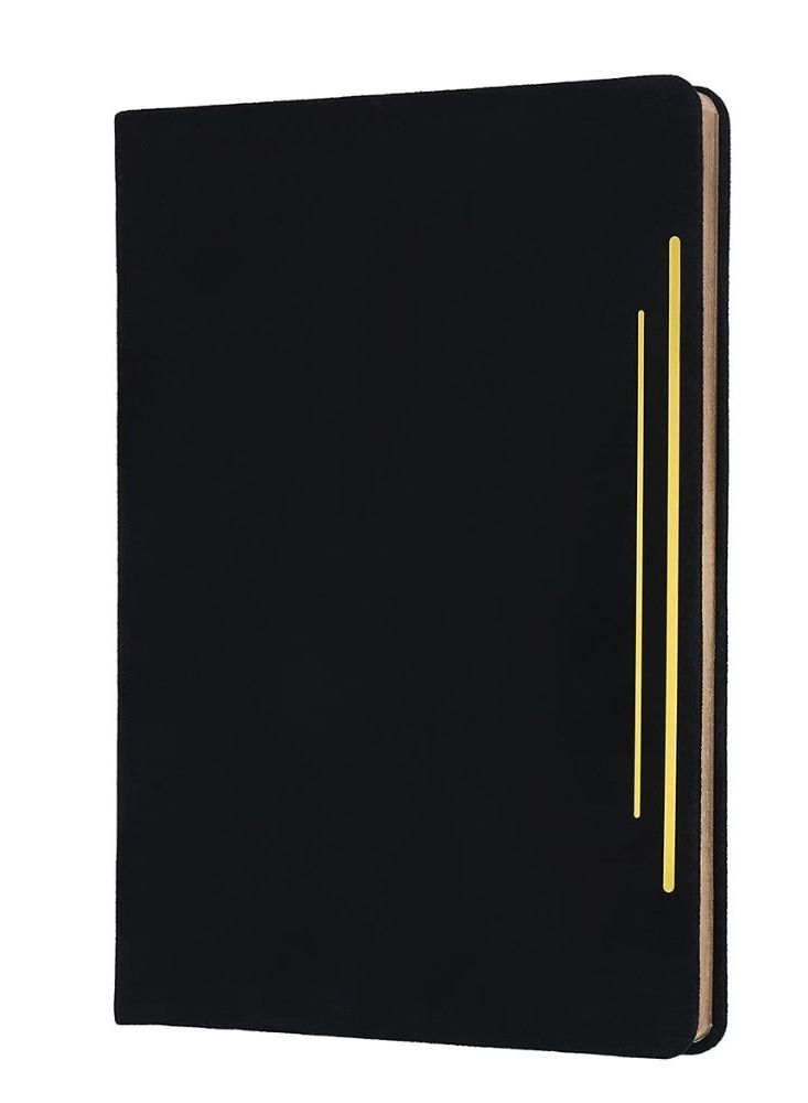 Collins Diva A5 Luxe Ruled Notebook Black - Image 1