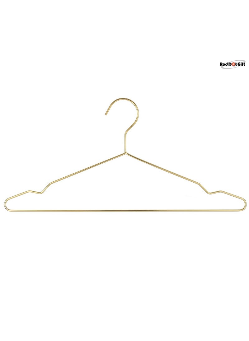 Red Dot Gift 20-Pack Golden Color Strong Metal Hangers 42cm Clothes , Coat and Standard Suit Hangers  - Image 2