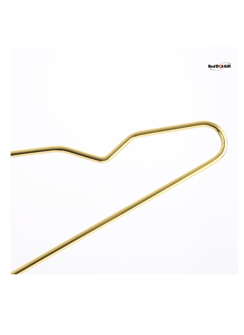 Red Dot Gift 20-Pack Golden Color Strong Metal Hangers 42cm Clothes , Coat and Standard Suit Hangers  - Image 3