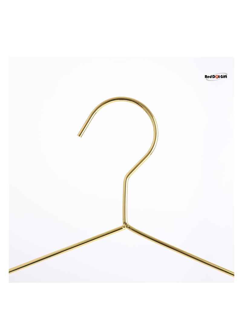 Red Dot Gift 20-Pack Golden Color Strong Metal Hangers 42cm Clothes , Coat and Standard Suit Hangers  - Image 4