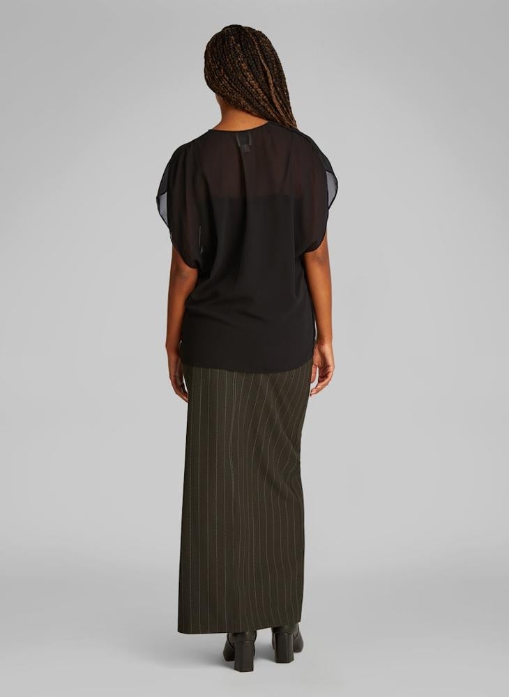 CALVIN KLEIN Flared Sleeve Top  - Image 2