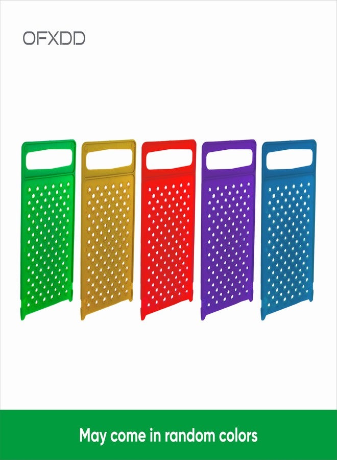 OFXDD Flat All Plastic Cheese Grater - Ergonomic Hand Grater - Professional Cheddar Graters Handheld - Image 3