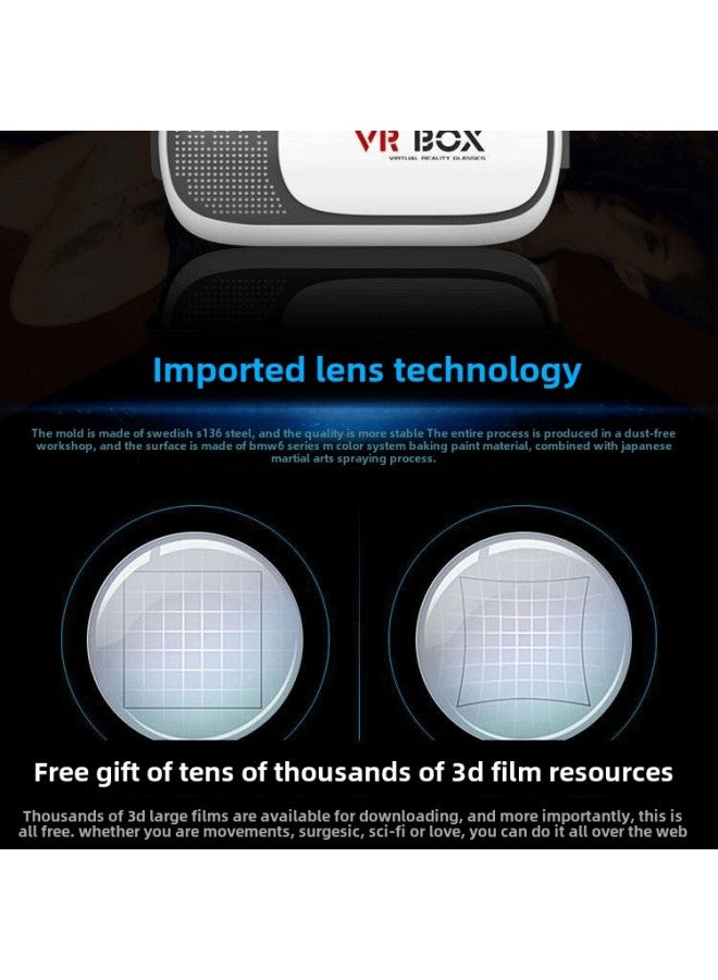 VR BOX Second Generation Vr Glasses Virtual Reality Gift Portable 3D Theater Magic Mirror Direct Hair-Color:VR-5  - Image 4