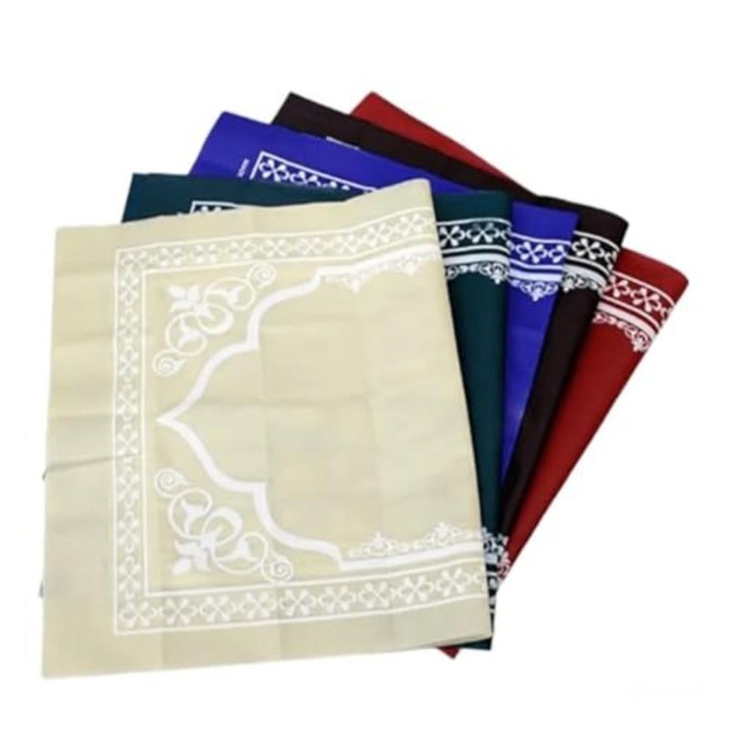 Portable Pocket Prayer Mat - Waterproof Muslim Carpet for Mosque, Home, Office - Practical and Lightweight multicolor - Image 1