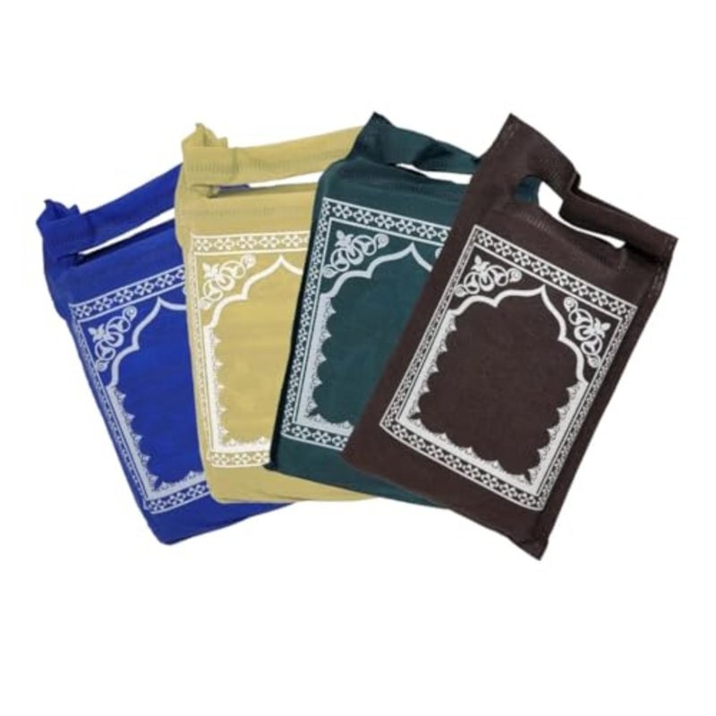 Portable Pocket Prayer Mat - Waterproof Muslim Carpet for Mosque, Home, Office - Practical and Lightweight multicolor - Image 3