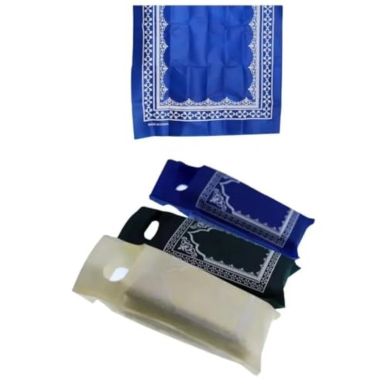 Portable Pocket Prayer Mat - Waterproof Muslim Carpet for Mosque, Home, Office - Practical and Lightweight multicolor - Image 4