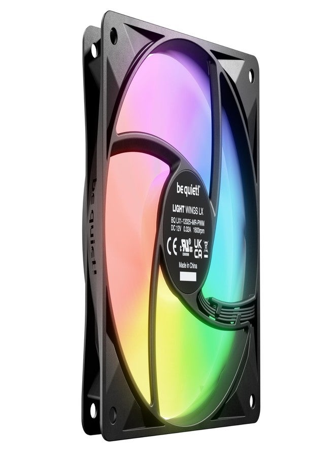 be quiet! Light Wings LX 120mm PWM PC Case Fan | Black | BL120 - Image 4