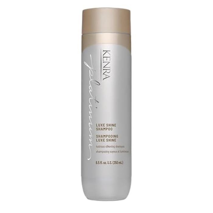 Kenra Platinum Luxe Shine Shampoo | Lustrous Silkening Shampoo | Shine Enhancing |For Dull Hair | For Frizzy Hair | Sulfate Free | Color Safe |For Medium, Thick & Coarse Hair | 8.5 fl. oz. - Image 1