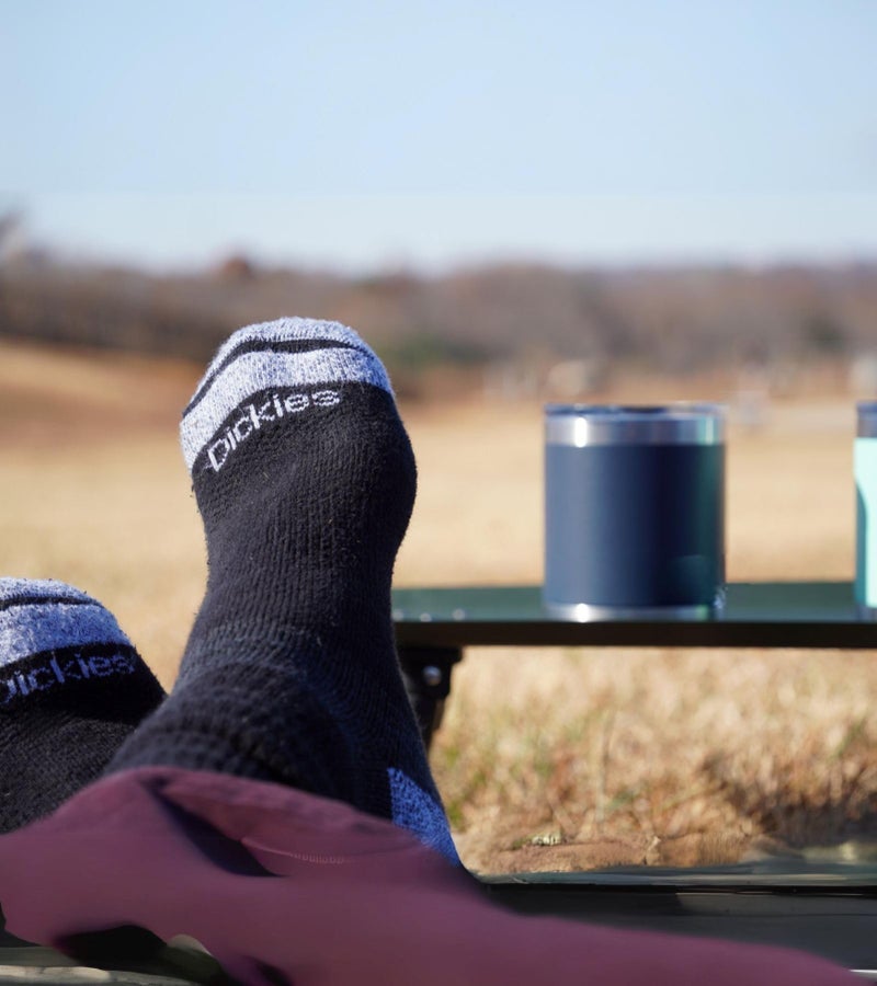 Dickies Men's Dri-Tech Moisture Control Max Full Cushion Crew Socks, Available in M-XL (6, 12 Pairs), Black (6 Pairs), Large - Image 5