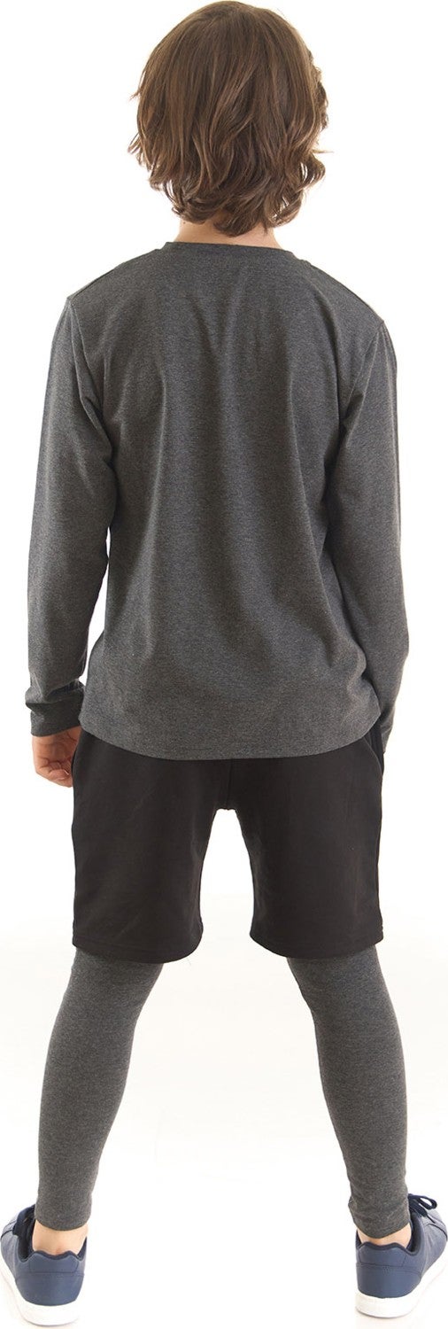 Mshb&G Yo Boy T-Shirt Shorts Tights Set  - Image 3