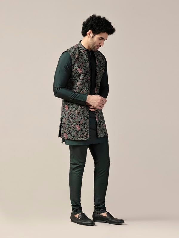 KISAH Kurta Pajama Set for Men with Modi Jacket – Ethnic Kurta for Man | Wedding Dress Set & Traditional Outfit - Image 2
