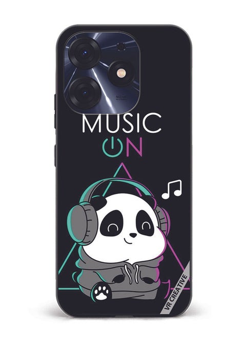 Protective Case Cover For Tecno Spark 10 Pro Music On Design Multicolour