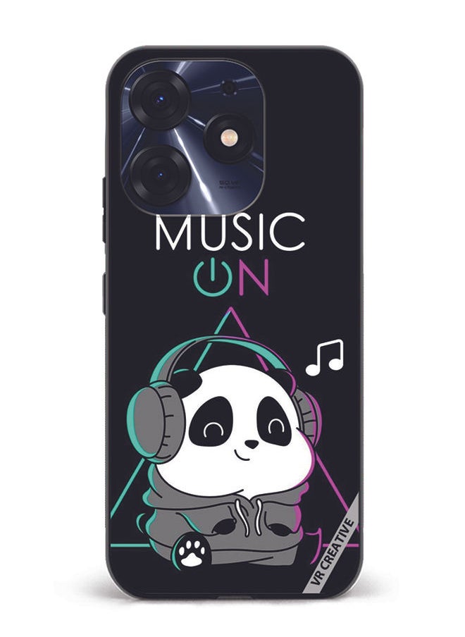 VR CREATIVE - Protective Case Cover For Tecno Spark 10 Pro Music On Design Multicolour - Image 1