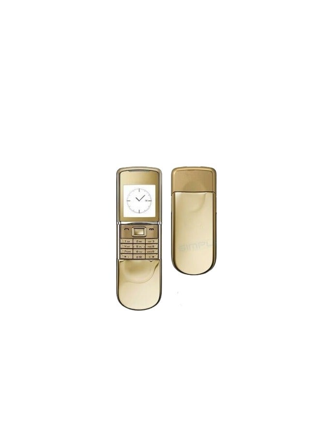 Hope "Gold Luxury Slider Classic Phone – Timeless Retro Design | Dual SIM Unlocked | Premium Metal Construction" - Image 1