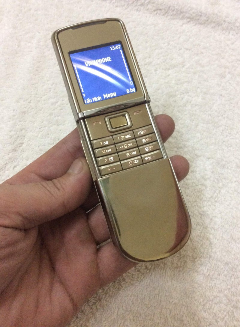 Hope "Gold Luxury Slider Classic Phone – Timeless Retro Design | Dual SIM Unlocked | Premium Metal Construction" - Image 5