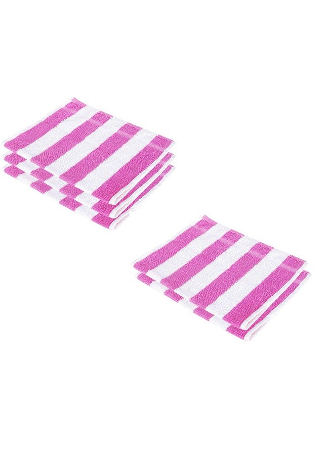كوتون كليرز مجموعة مناشف اليد القطنية 300 جرام لكل متر مربع من Cotton Colors (عبوة من 5 قطع، مخططة)_D37 - Image 1