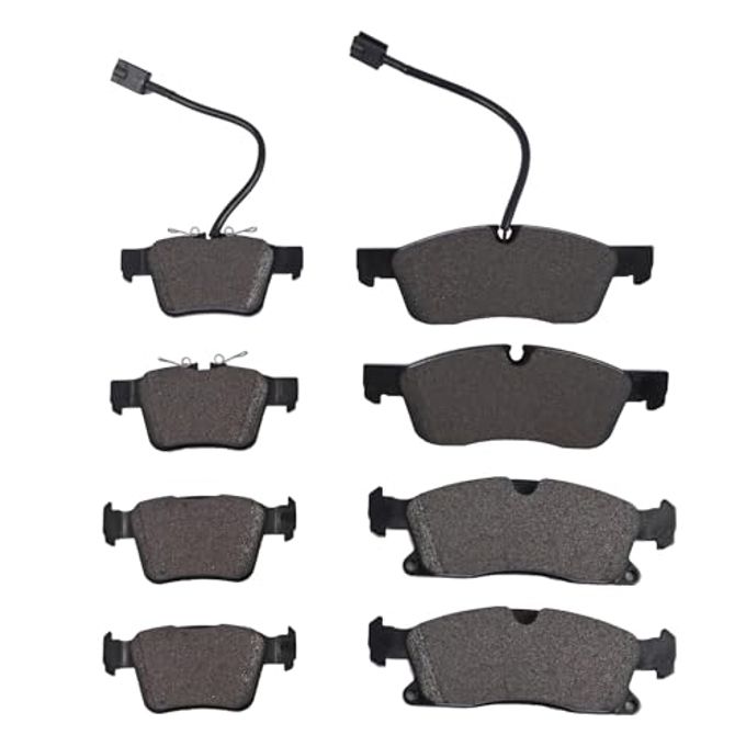 Getfarway Brake Pads 673004427 673004626 Compatible With Maserati Levante, Levante S Base With Smooth Rotors 2017 2018 2019 2020 2021 Front And Rear - Image 1