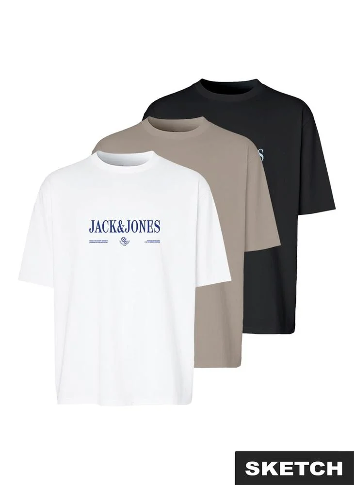 3 Pack Crew Neck T-Shirt