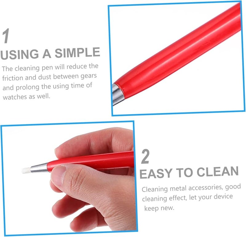 5Pcs Watch Cleaning Pen Tool Brush Set For Clocks Watches And Precision Instruments - Image 4